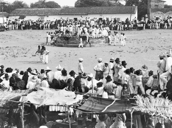 Fiesta in Juchitan, Oaxaca, Mexiko, ca. 1927